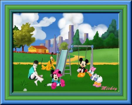 Redouane et la bande à mickey